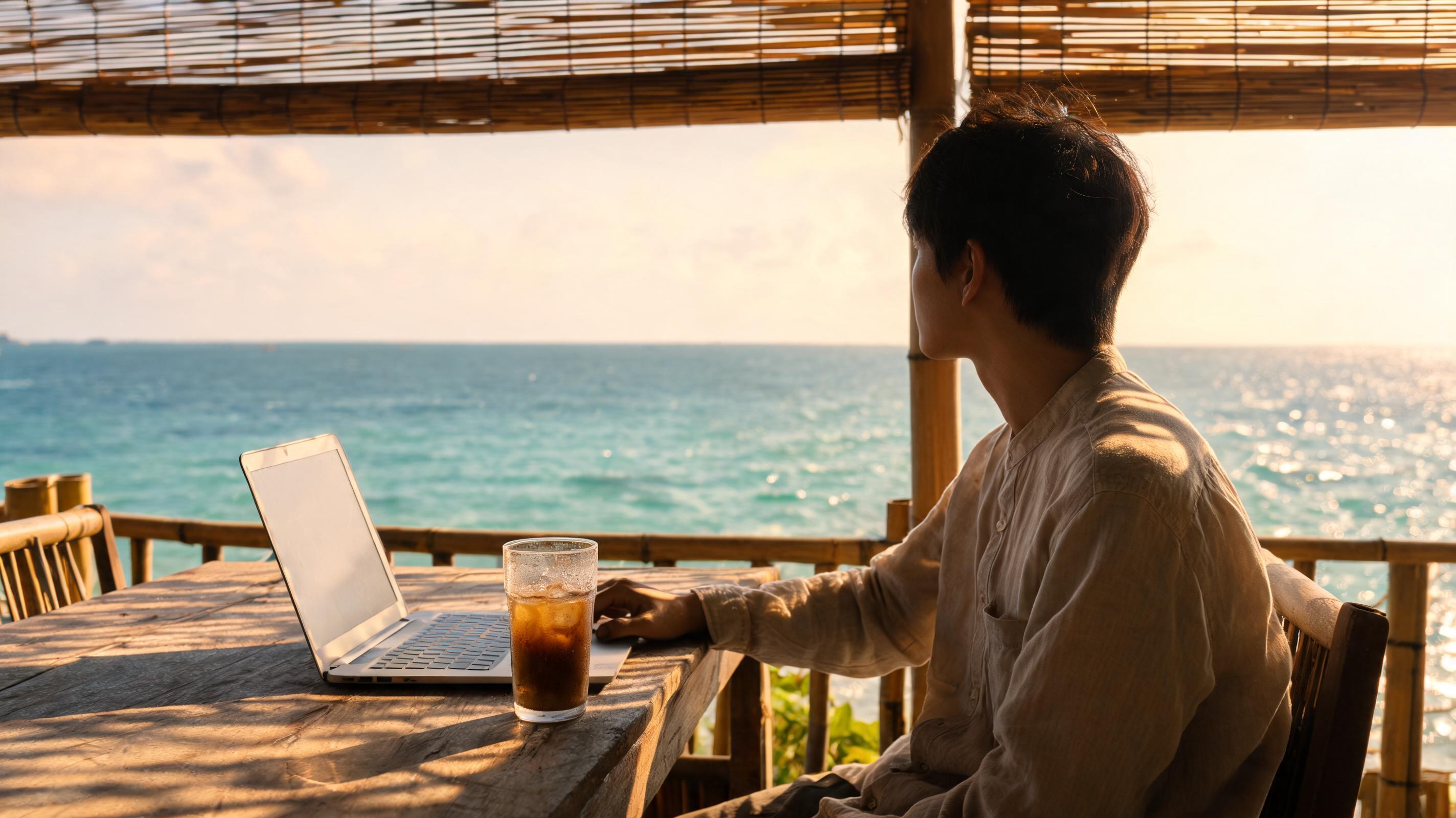 คาเฟ่ชุมพรติดทะเล: มุมถ่ายรูปสวยและที่นั่งทำงานชิลล์ๆ