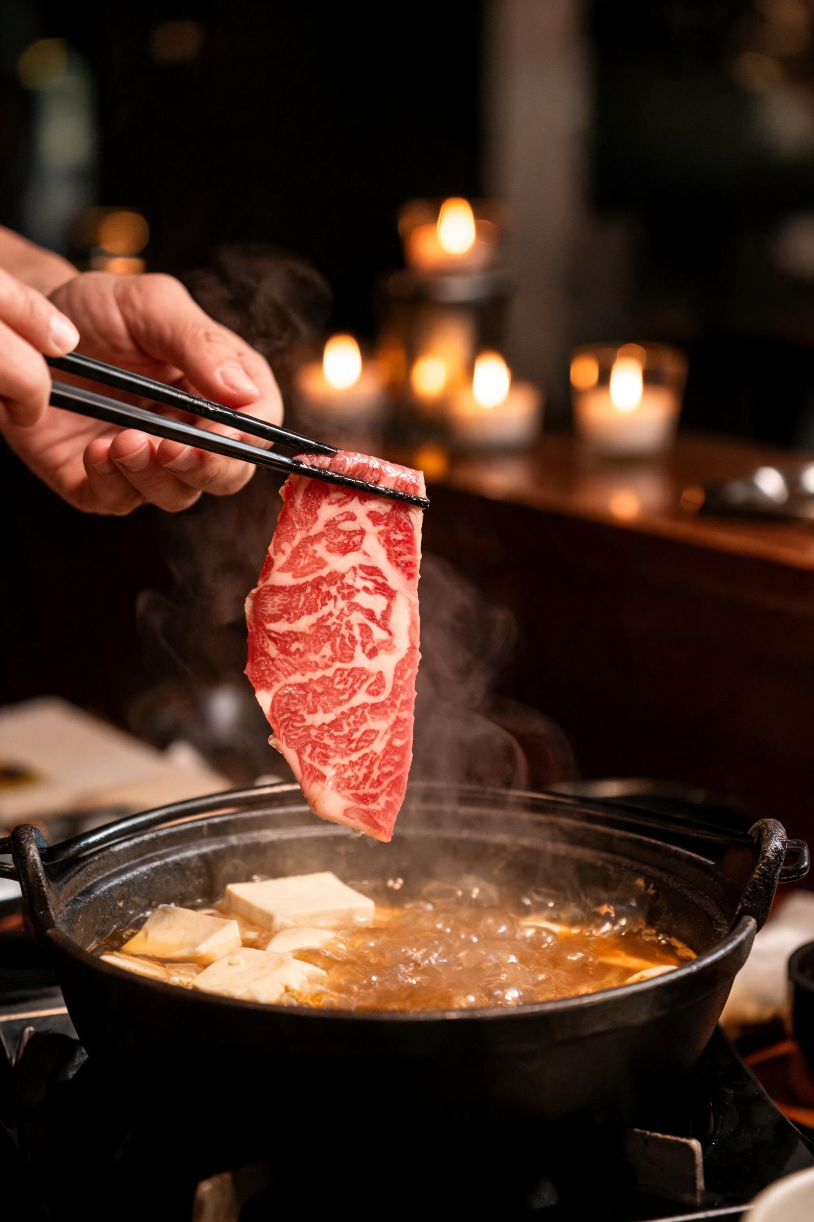 Best A5 Wagyu Sukiyaki in Bangkok