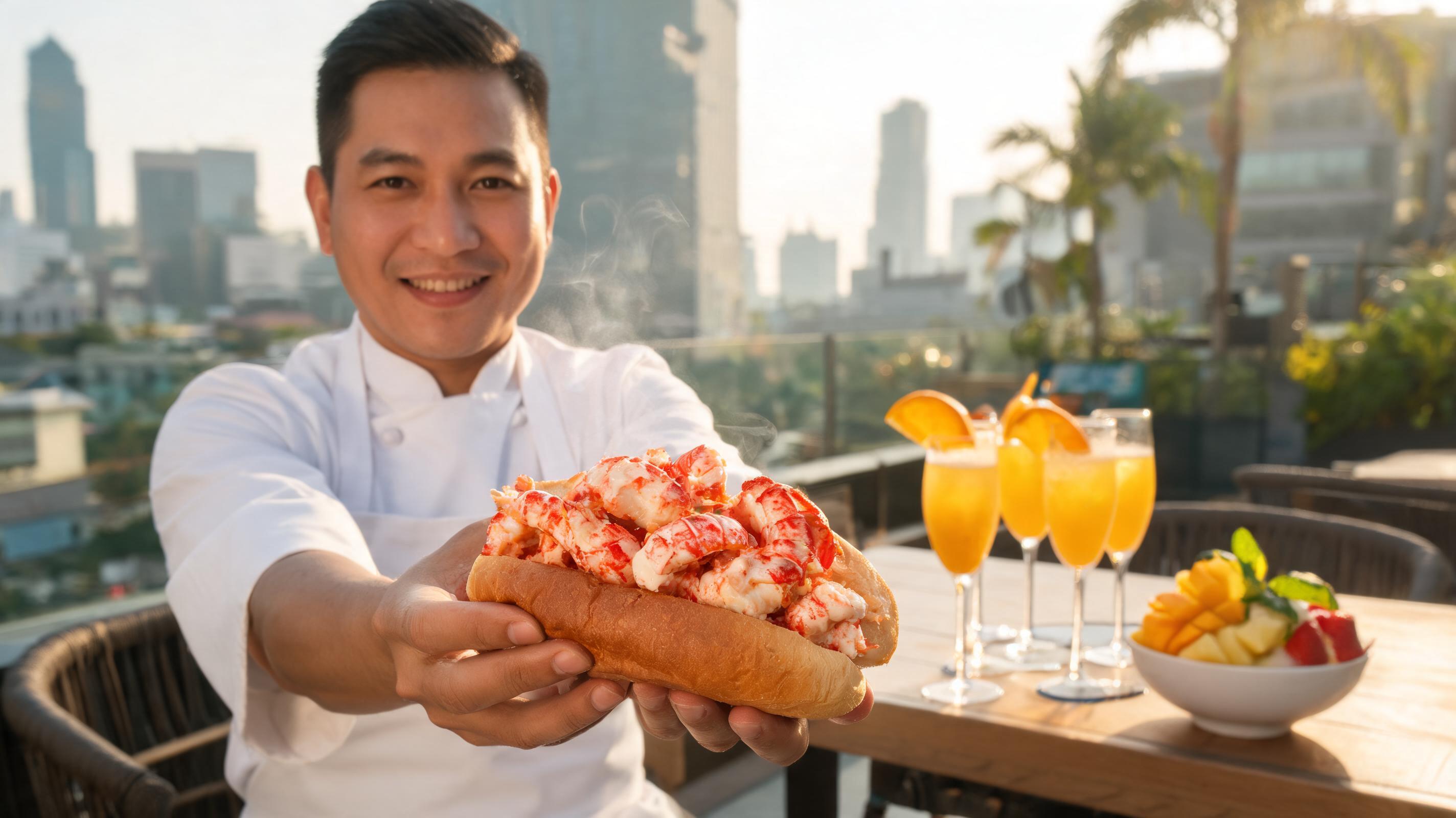 Lobster Brunch ในกรุงเทพ: Lobster Roll, Benedict และมื้อสุดสัปดาห์