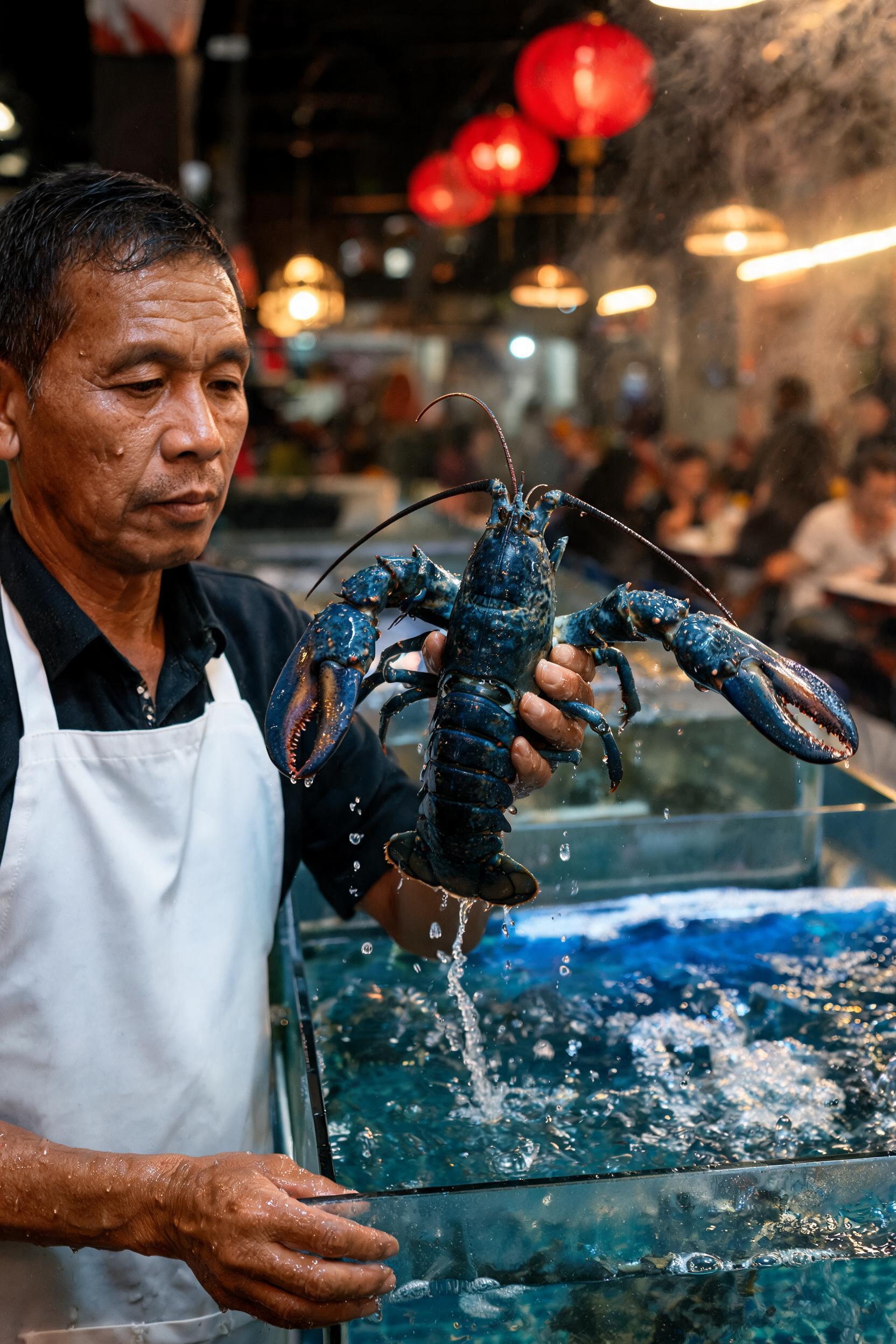 Where can I eat live lobster in Bangkok?