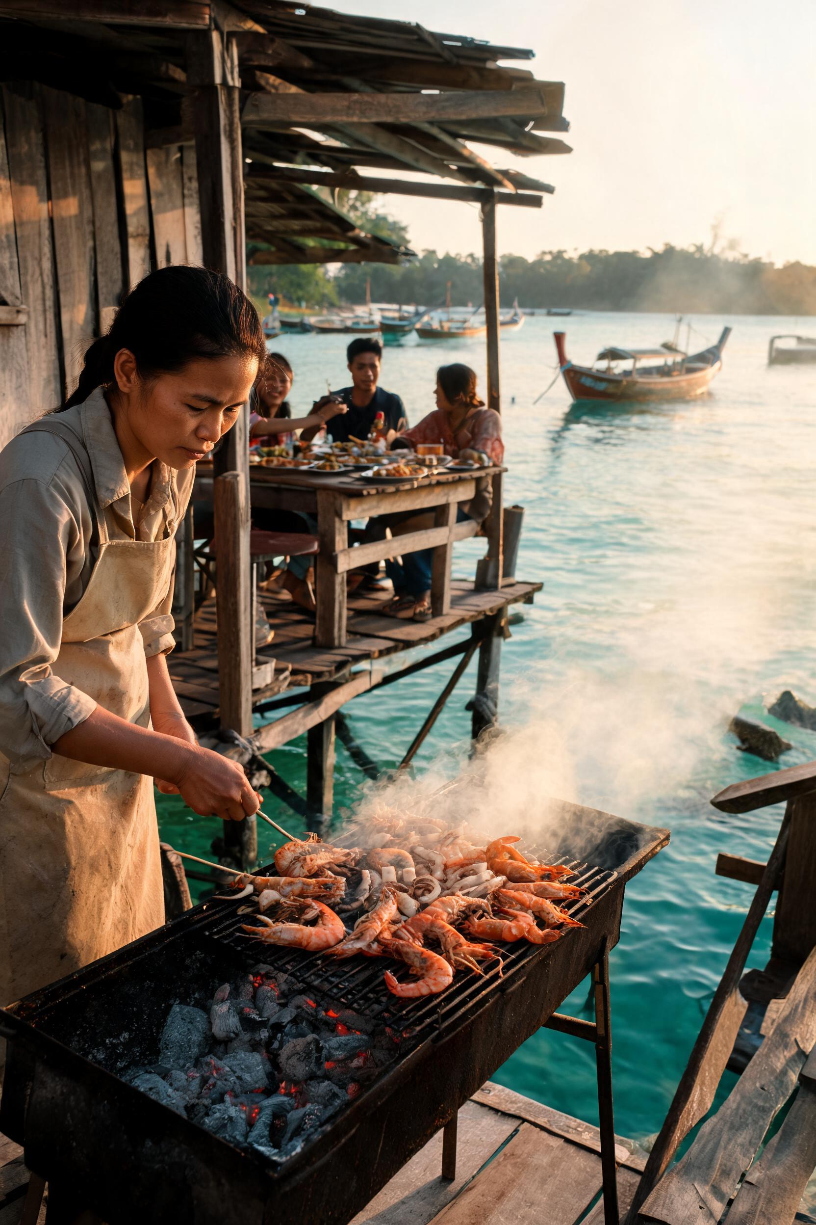ร้านอาหารริมทะเลชุมพร แนะนำร้านไหนดี บรรยากาศชิลล์ วิวสวย
