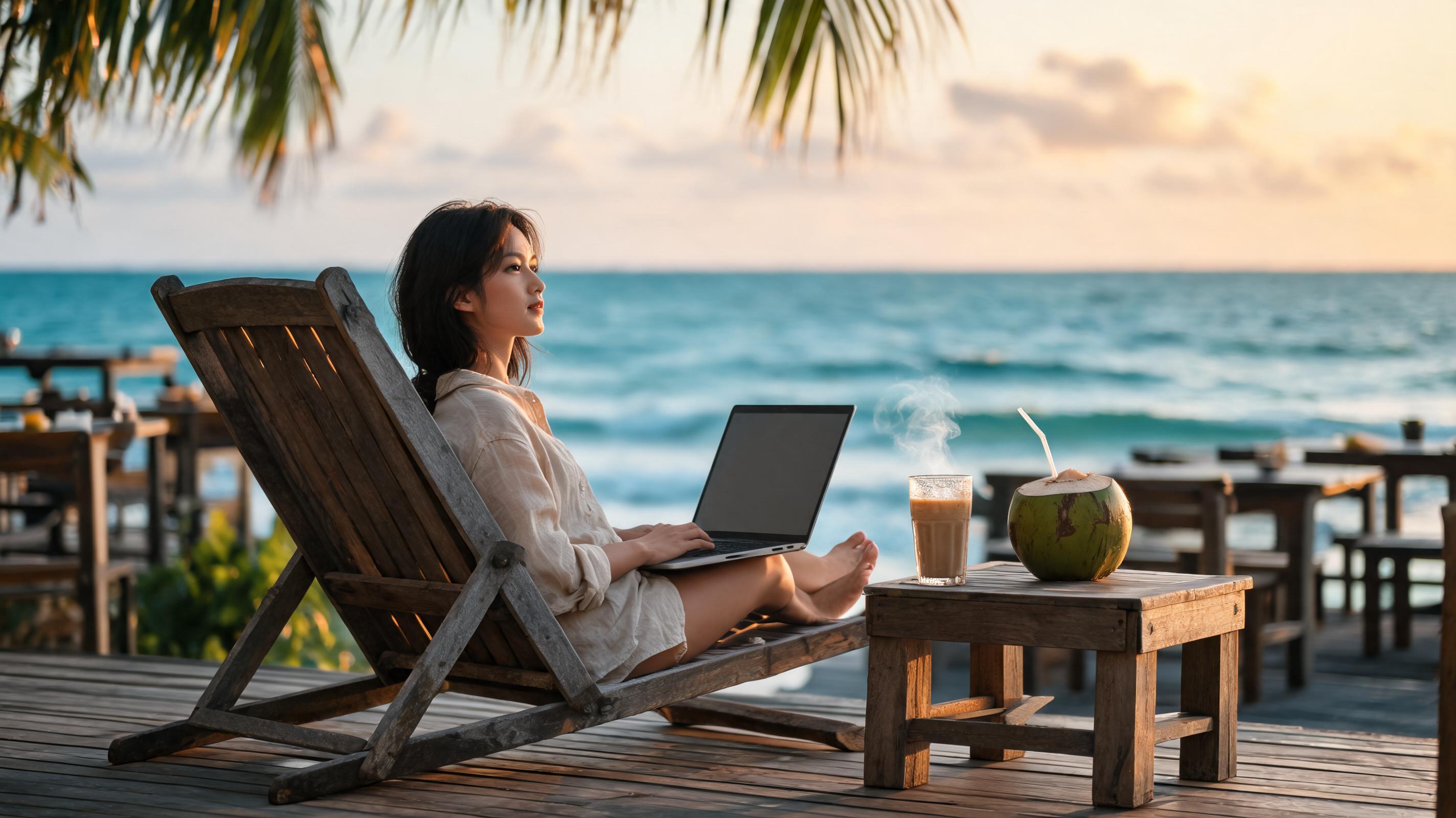 ร้านนั่งทำงานริมทะเลชุมพร มี Wi-Fi ที่ไหนดี สาย Workation ต้องรู้
