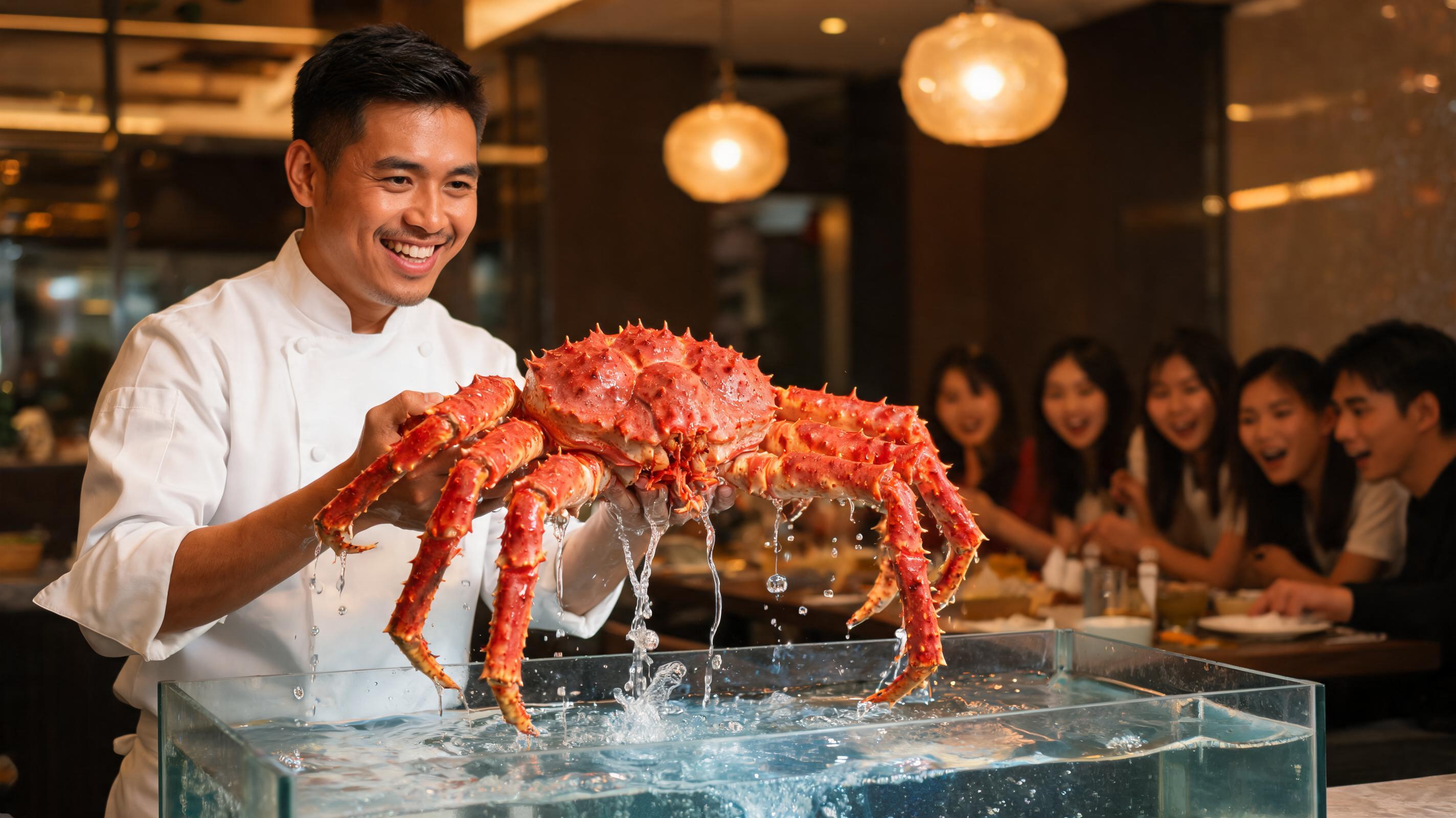 How to Book a Live King Crab Dinner at Taraba Prime