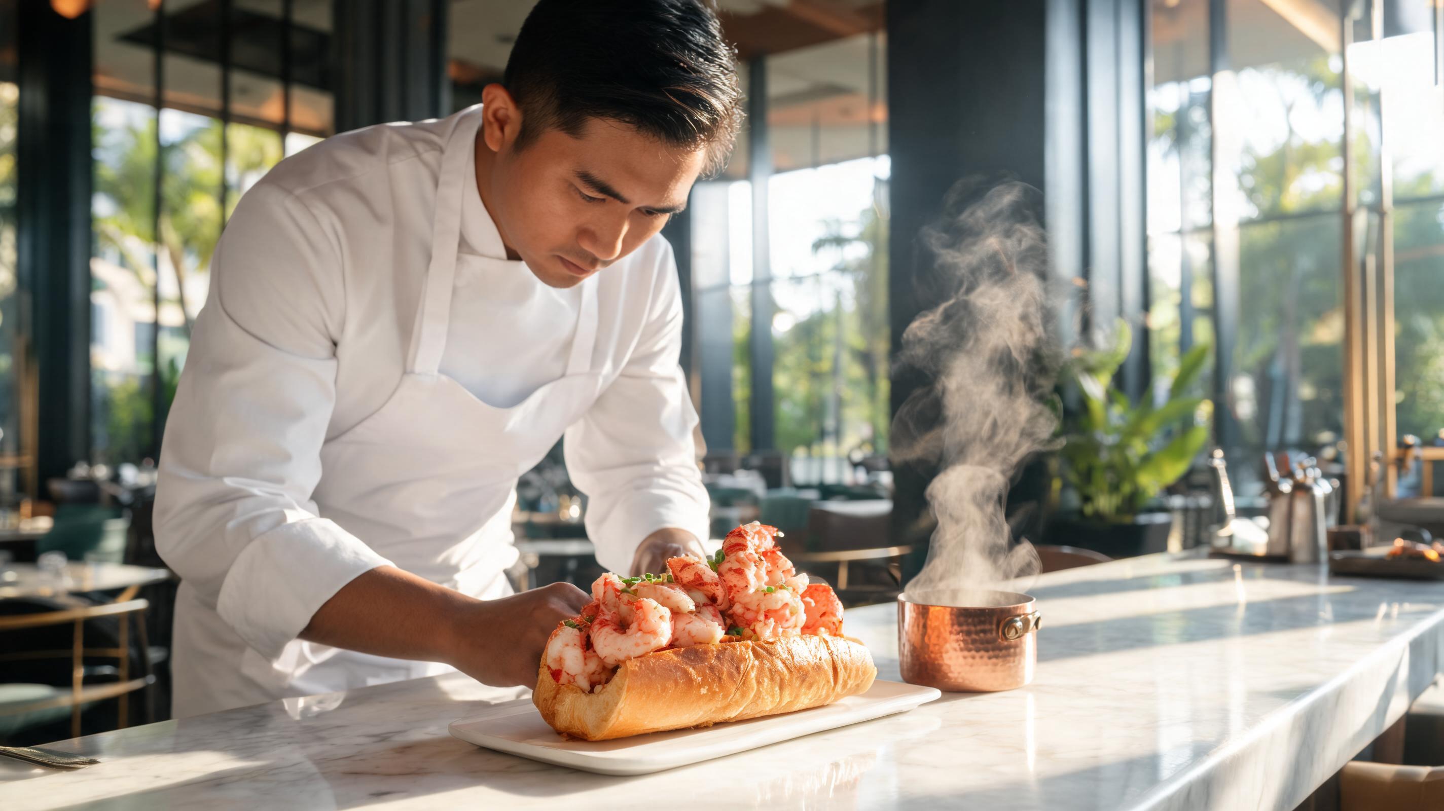 Lobster Brunch Bangkok: Lobster Roll, Live Lobster และกุ้งมังกรอบวุ้นเส้น