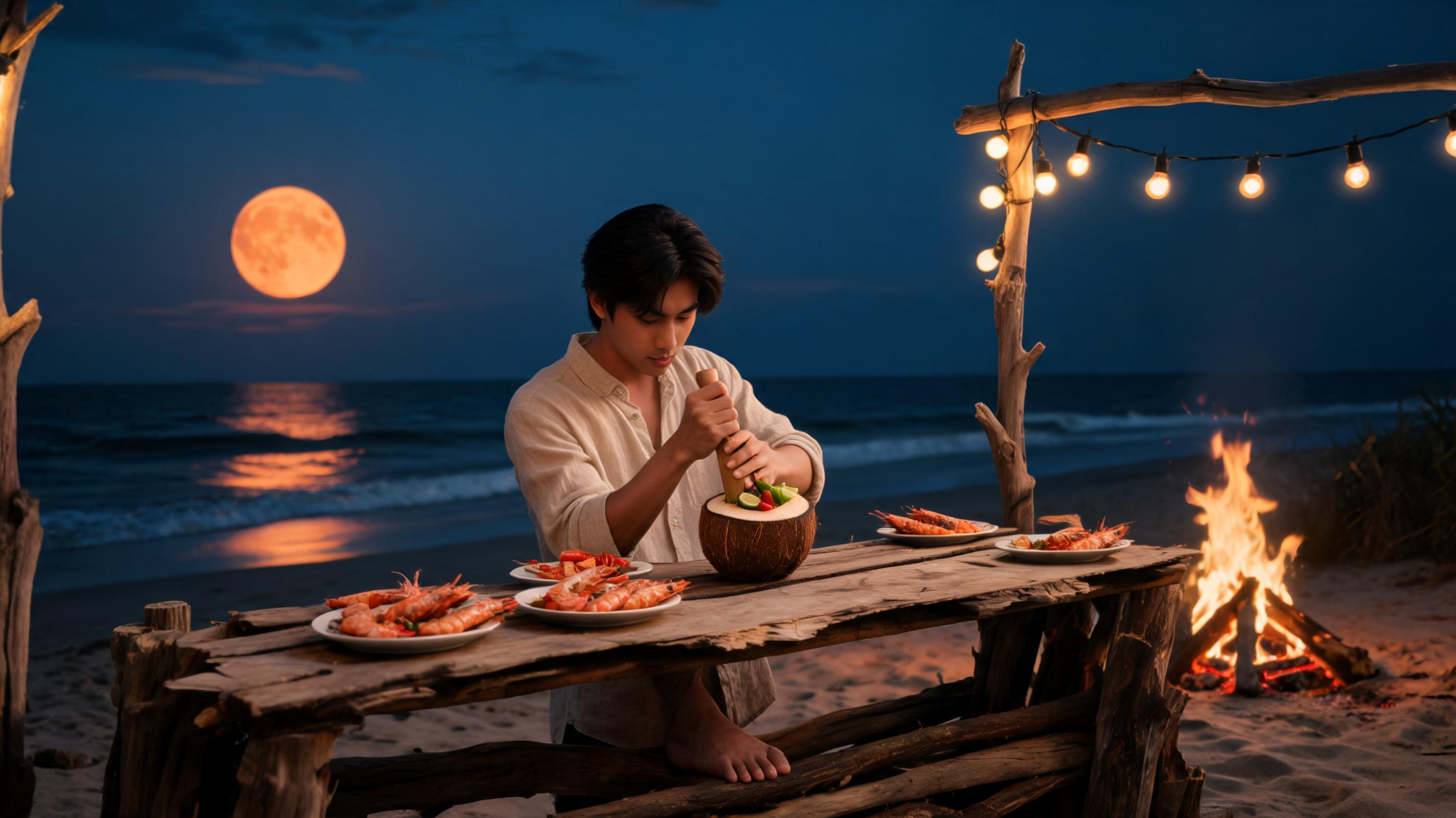 บาร์ริมหาดชุมพร กับปาร์ตี้ Full Moon ที่ไม่ต้องข้ามเรือไปพะงัน