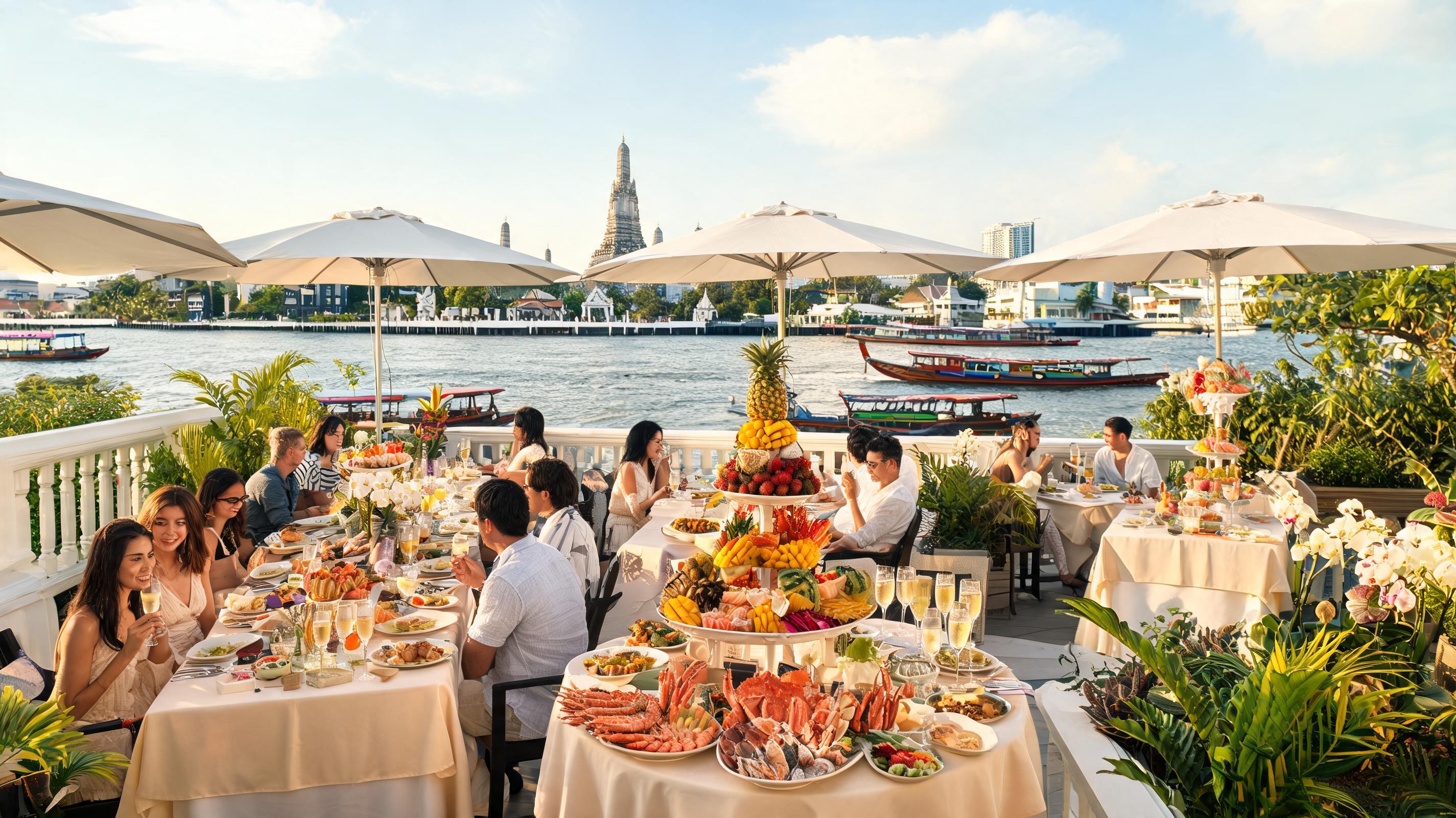 Sunday Brunch ในกรุงเทพ: บุฟเฟต์ free-flow และวิธีจอง