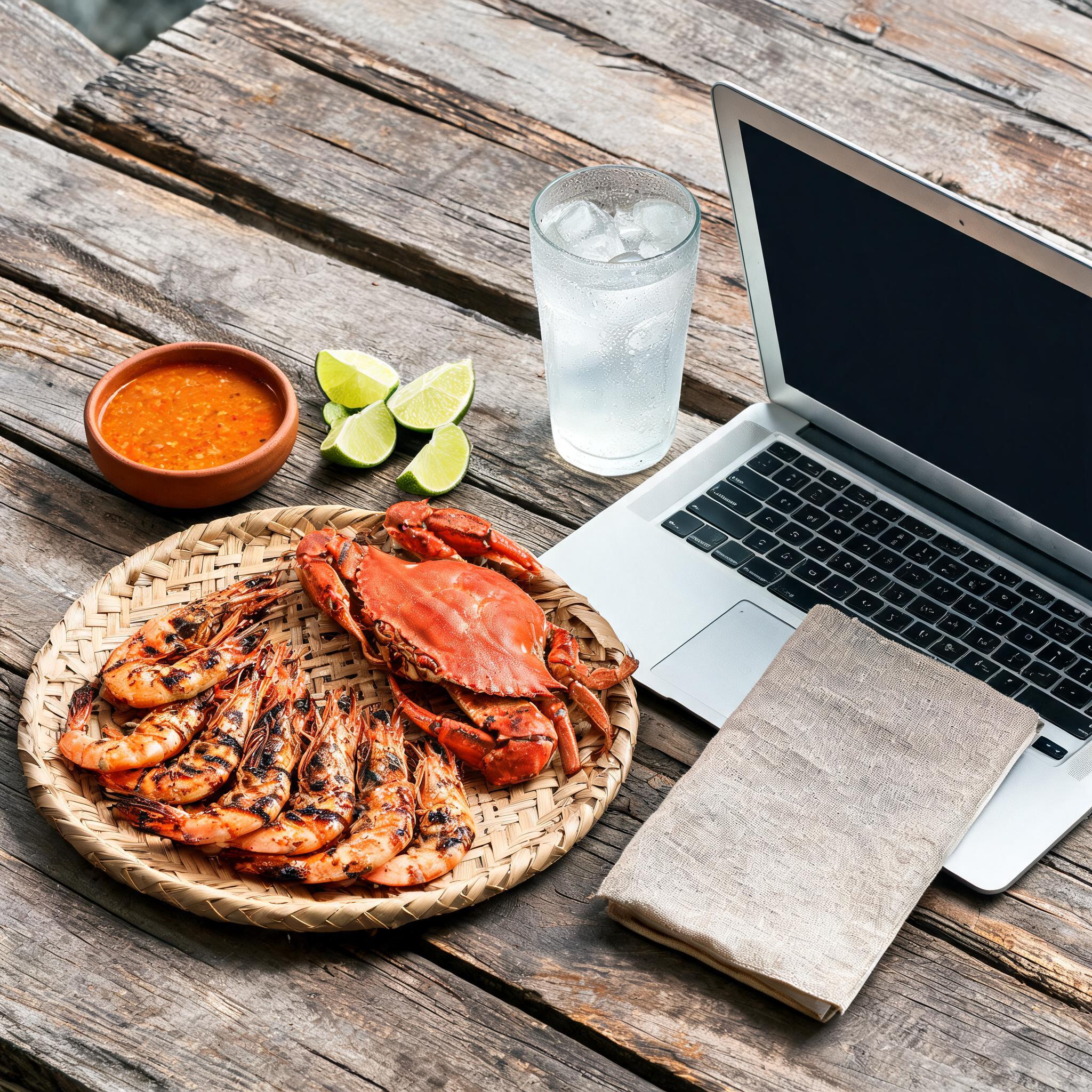 คาเฟ่ริมทะเล + ที่นั่งทำงานหาดทรายรี — มุมถ่ายรูปและโซน workation