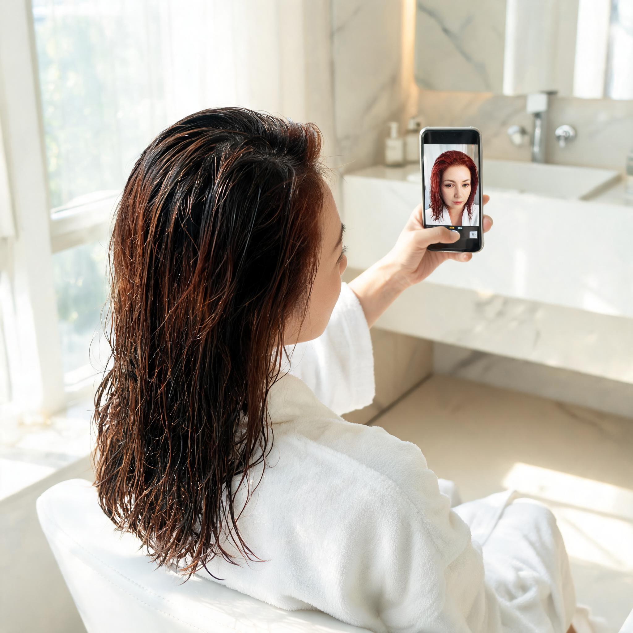 วิธีทดลองเปลี่ยนสีผมการ์นิเย่ Virtual Try-On ทีละขั้นตอน